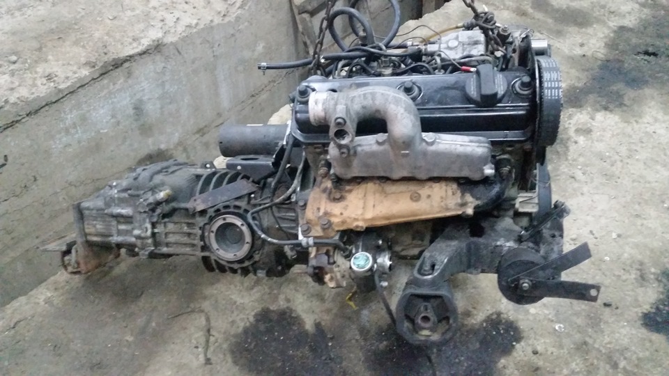 установка двигуна 1z tdi 90л.с в t3 друга 4