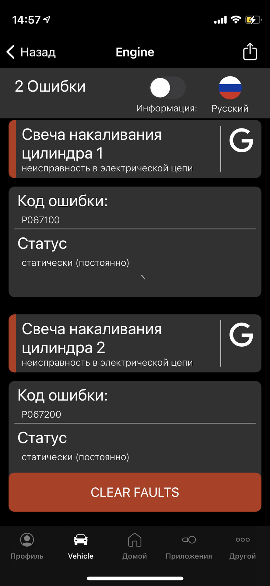 Свічки розжарювання 1