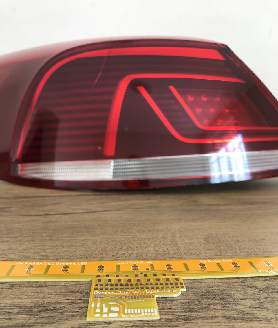 PASSAT CC Переробка на жовтий поворот USA -> EU 1