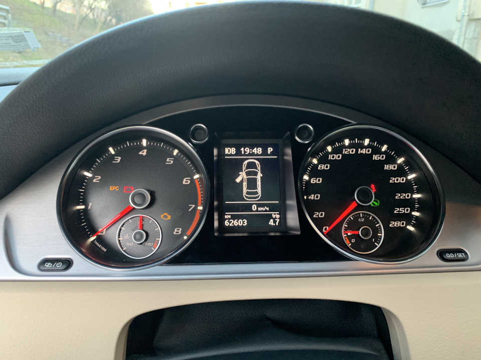 Нехай вітають кілометри) шкали VW CC від pandora studio 5