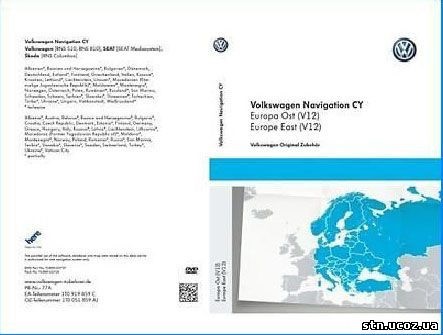 Обновив карти RNS-510, East Europe Східна Європа , CD_8196, V.12 1