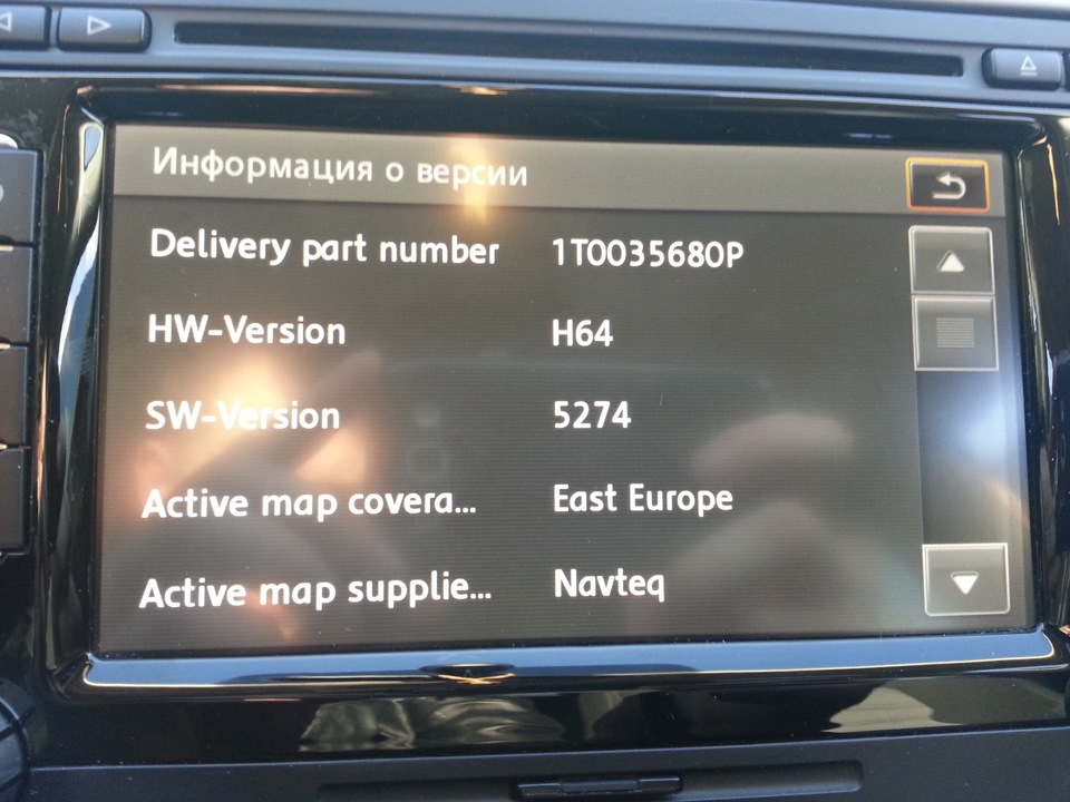 оновив прошивку RNS 510 та карти до неї з POI 3