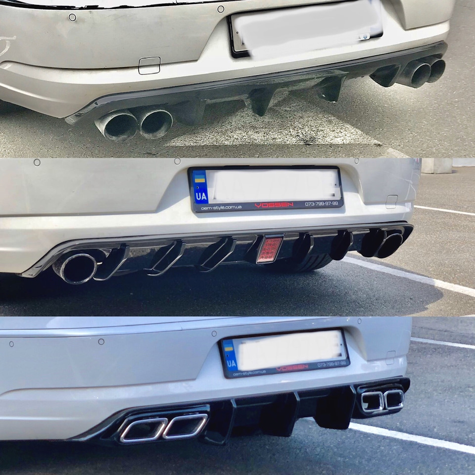 New Custom Rear Diffuser Exhaust Parts will be changed soon :) 5