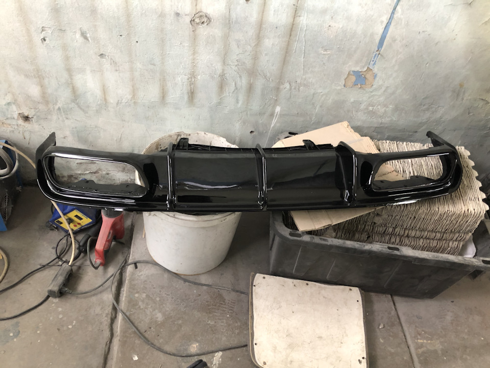 New Custom Rear Diffuser Exhaust Parts will be changed soon :) 3