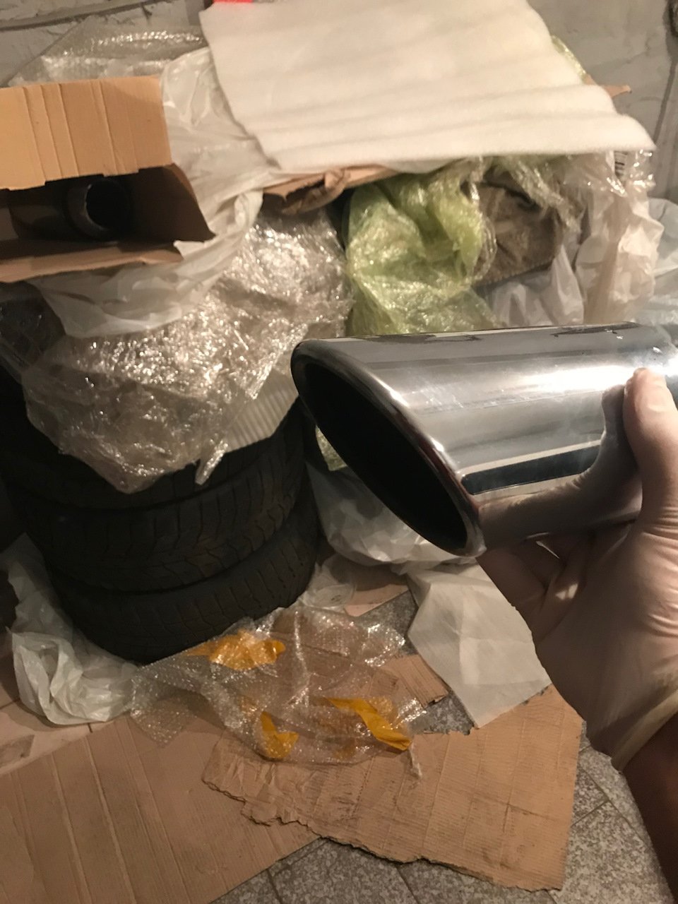 OEM Audi Q7 Exhaust Parts (Насадки на вихлоп) 4