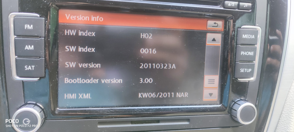 RCD 510 активація стерео з bluetooth (RCD 510 оновлення прошивки) 1