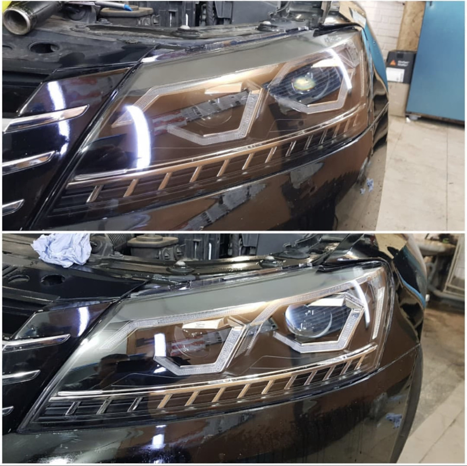 Нова Led оптика Passat US 2