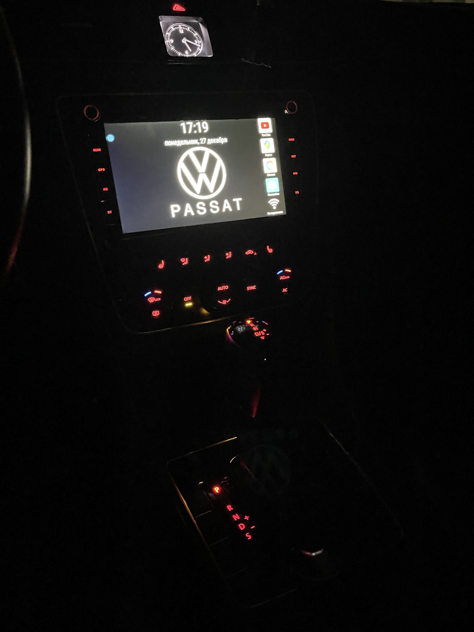 Ручка АКПП з індикацією Passat US 5