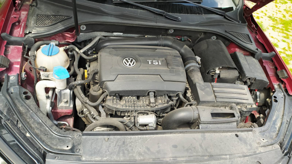 Глибоке очищення моторного відсіку VW Passat в домашніх умовах 2