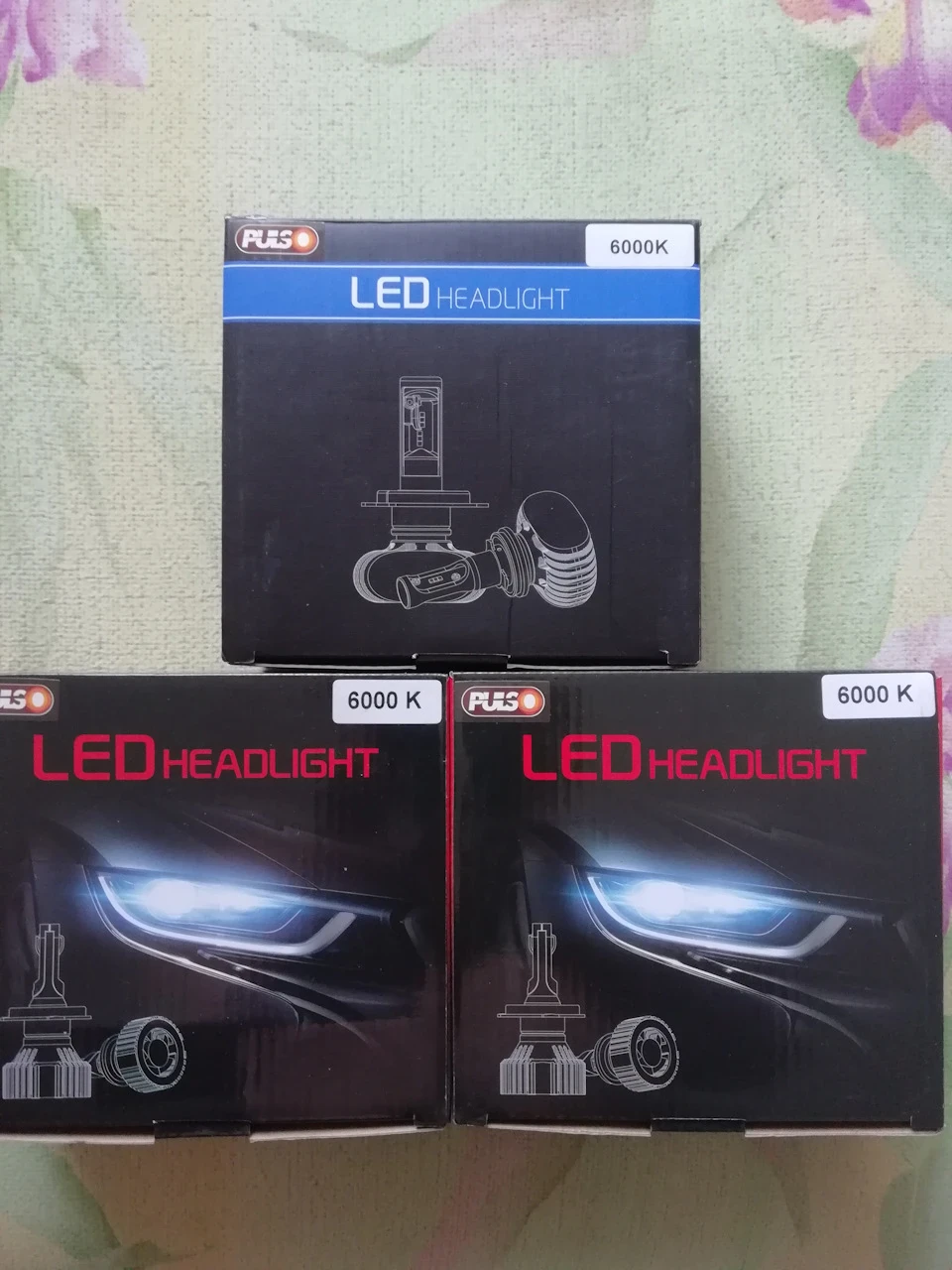 LED ближній, далекий, ПТФ