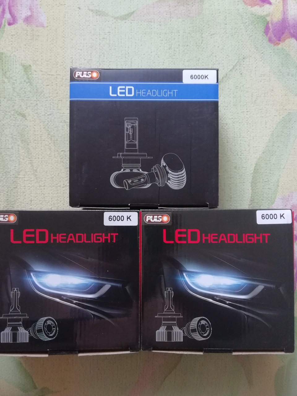 LED ближній, далекий, ПТФ 1