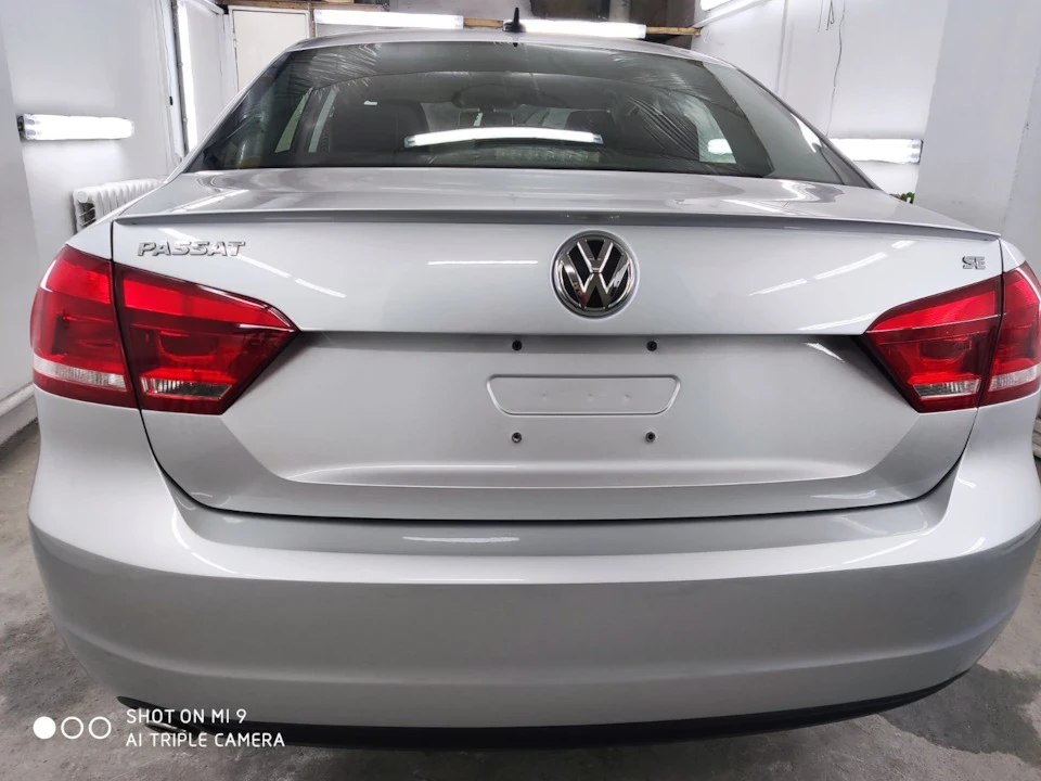 Ліп спойлер на кришку багажника VW Passat NMS USA