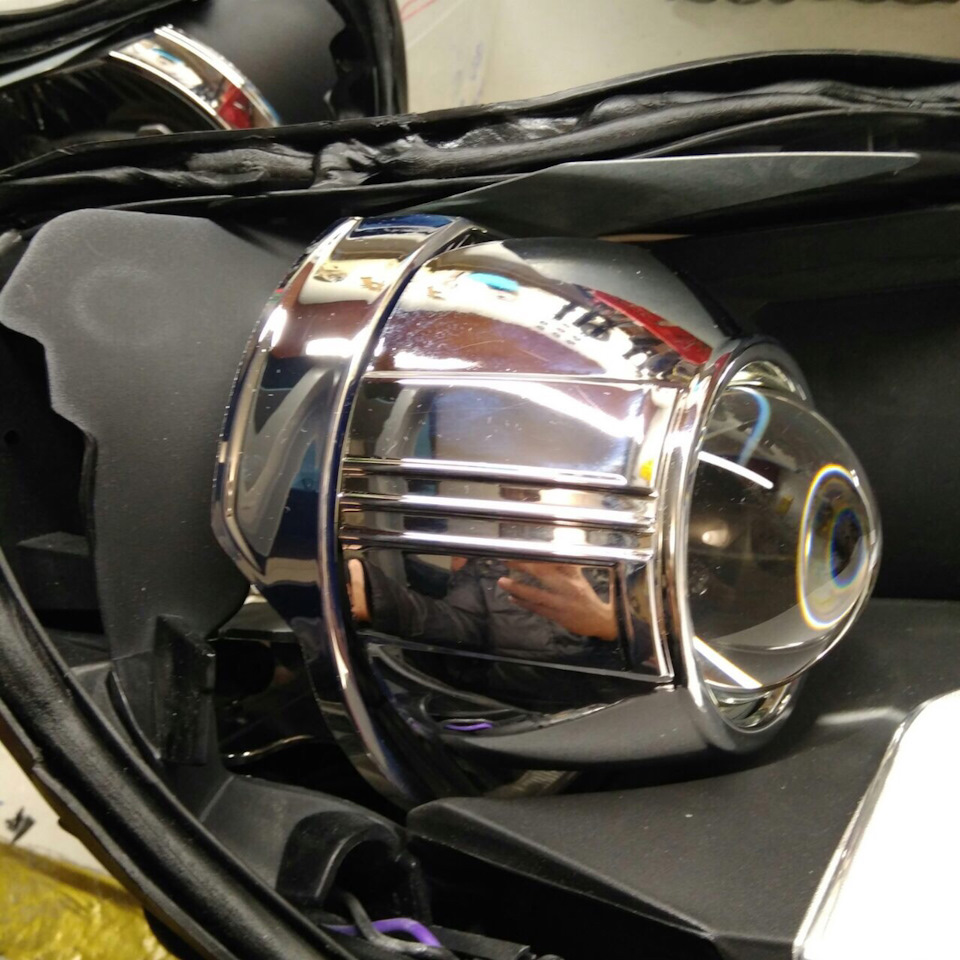 Bi-xenon, установка лінз, Hella 3R. Роблю рентген перехожим. 5