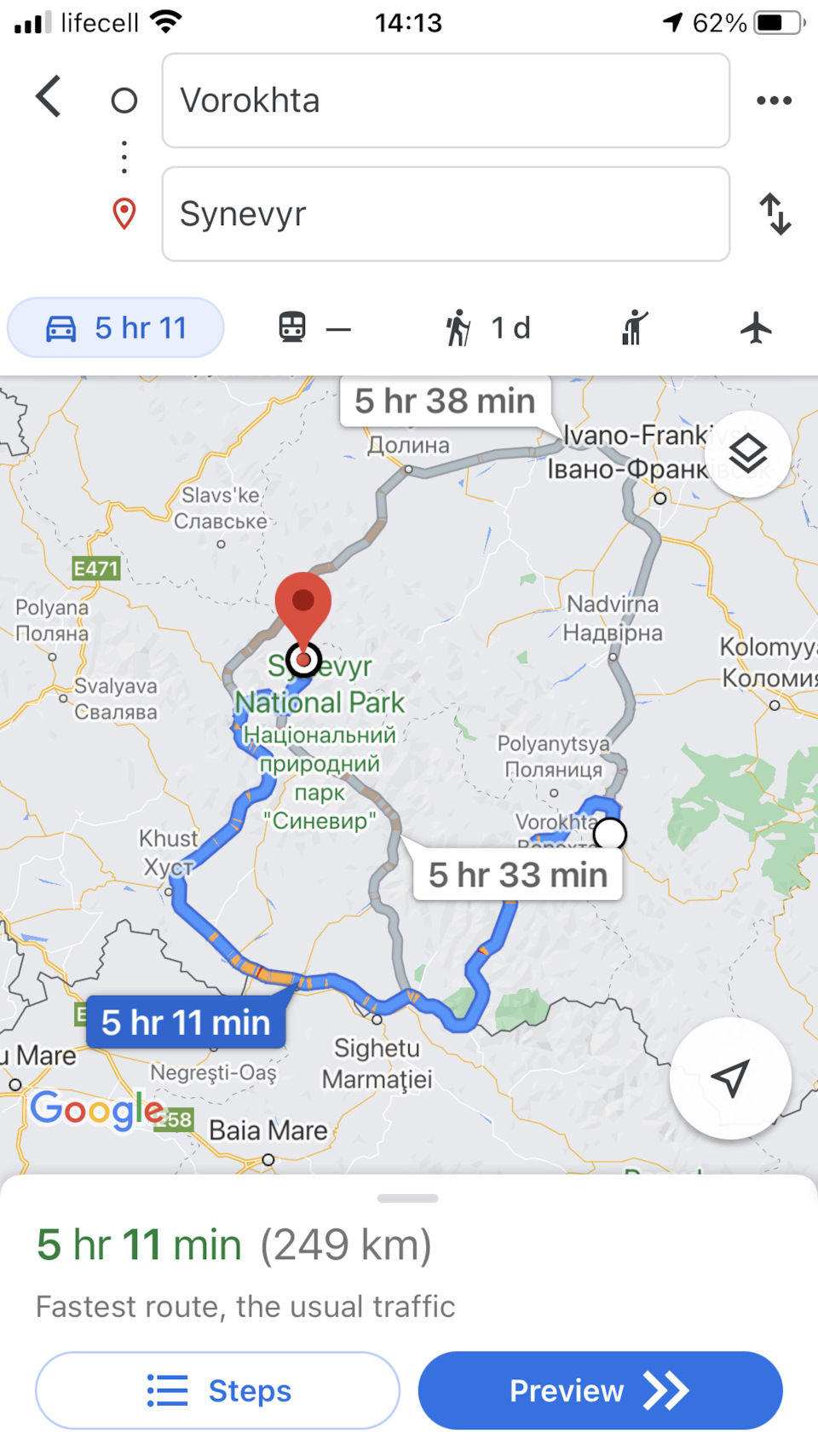 Карпати. Озеро Синевір 3