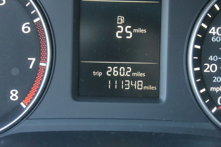 Переклад миль в км Passat B7 2.5 S 1