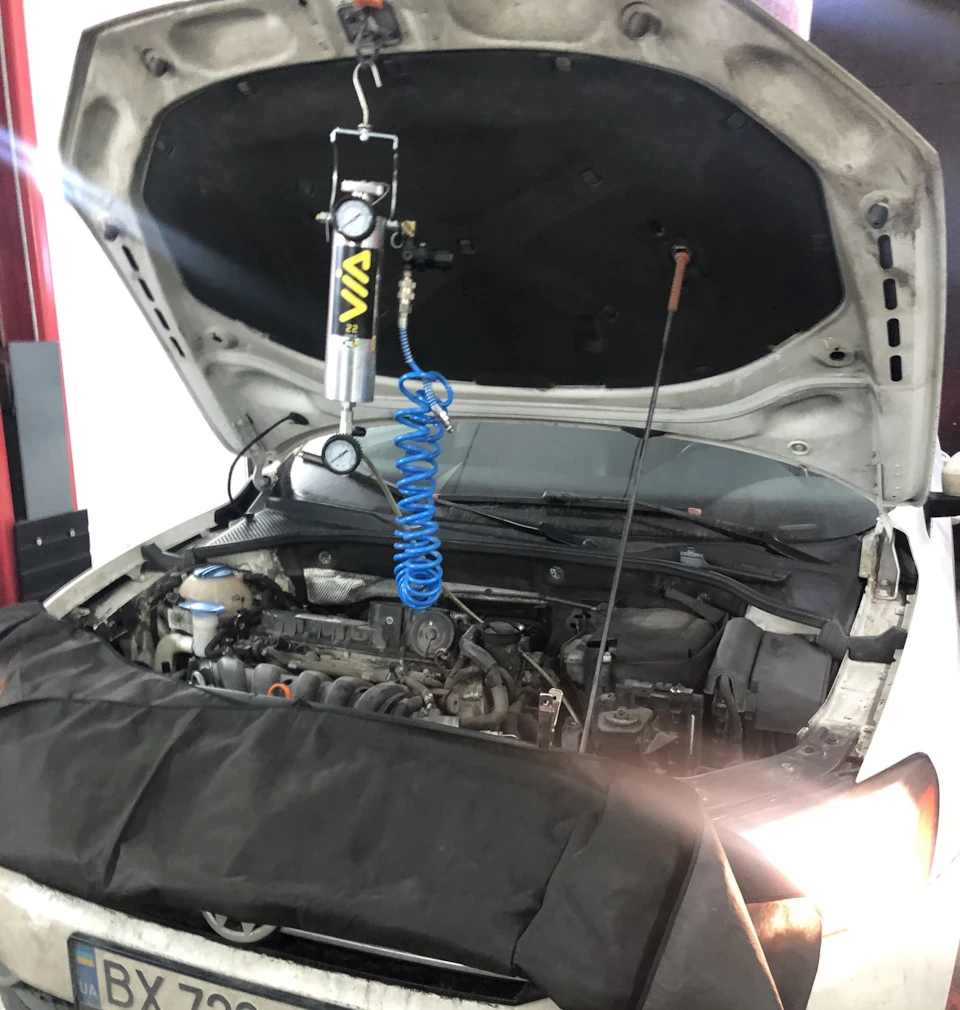 Попандос на котушки Passat B7 2.5 при заміні свічок