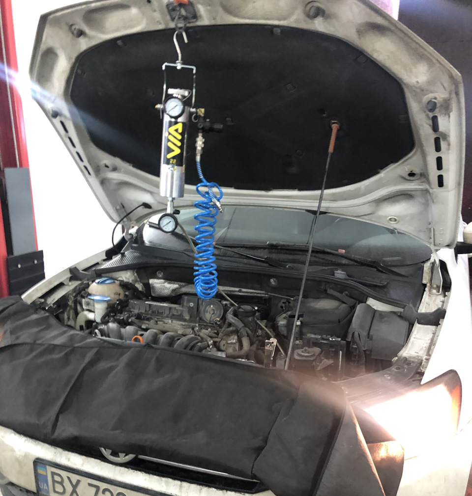 Попандос на котушки Passat B7 2.5 при заміні свічок 1