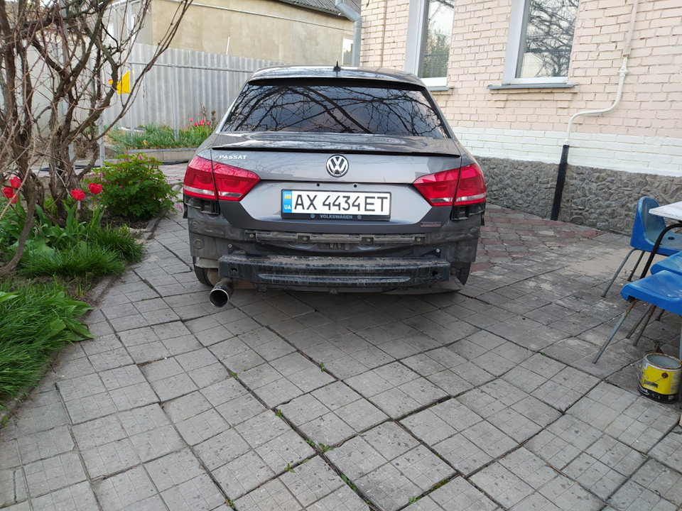 Фарбування заднього бампера 1