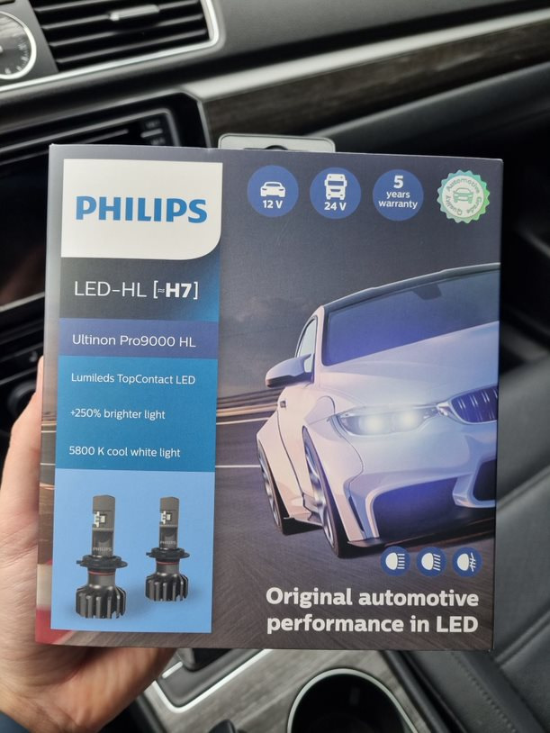 Встановлення LED в рефлектор ;) Philips Ultinon Pro9000 1