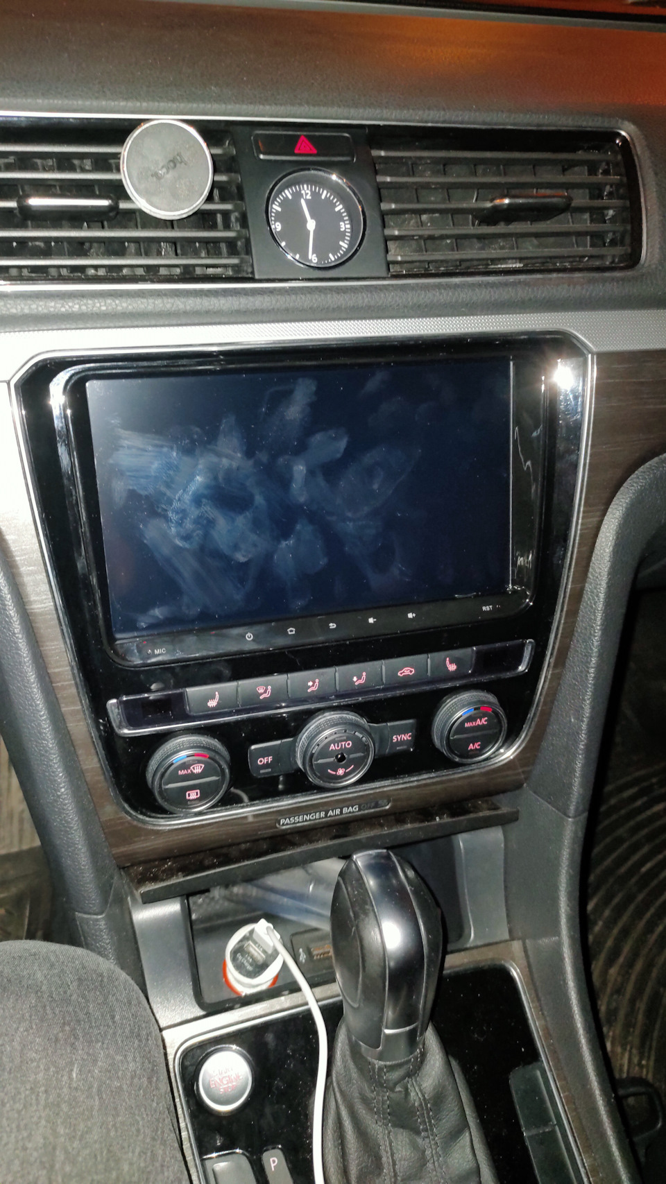 Teyes CC2 plus на passat nms 4