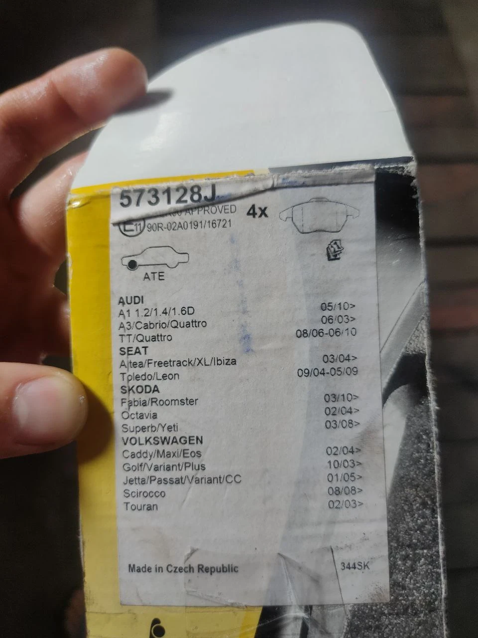 ТО Колодки перед/зад і перед сайлентблоками важелів