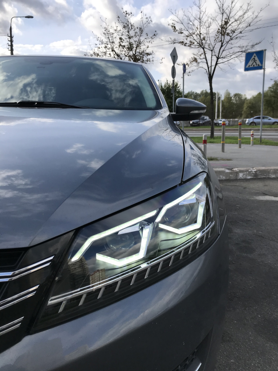 Китайський Full Led на заміну оригінальних фар 1
