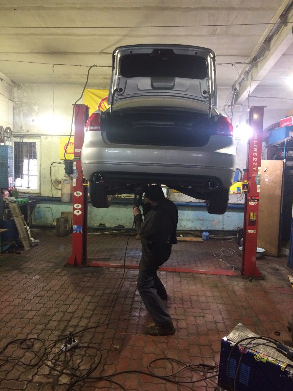 Тюнінг вихлопної системи VW passat b7 2.5 USA 4