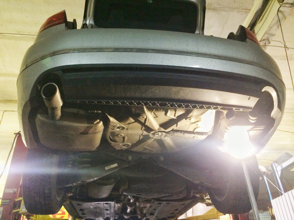 Тюнінг вихлопної системи VW passat b7 2.5 USA 2