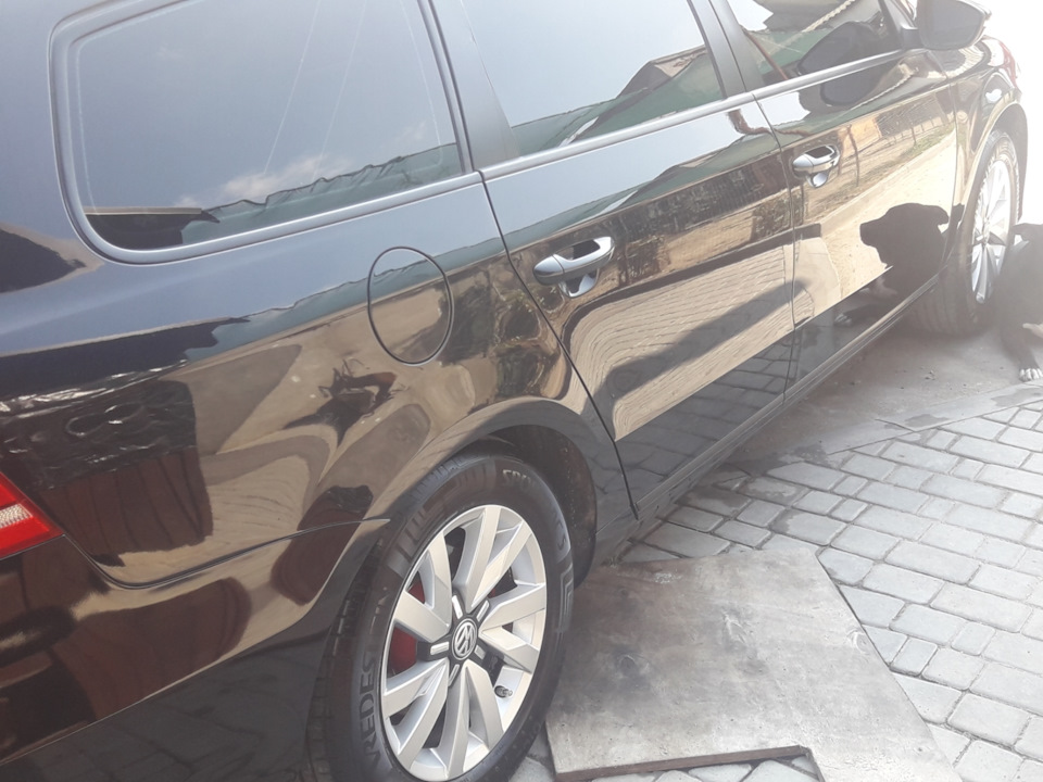 Супортпа на volkswagen passat b7 (червоні суппорти) 5