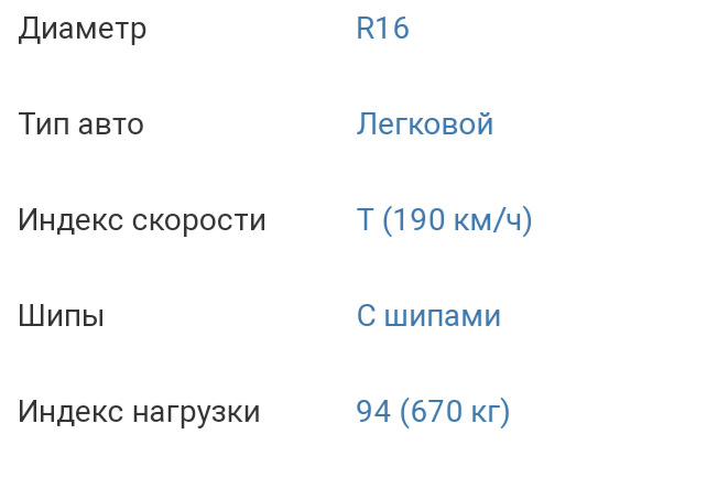 зимові шини для Volkswagen Passat 1