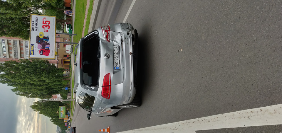 Аварія. Удар у праву частину 1