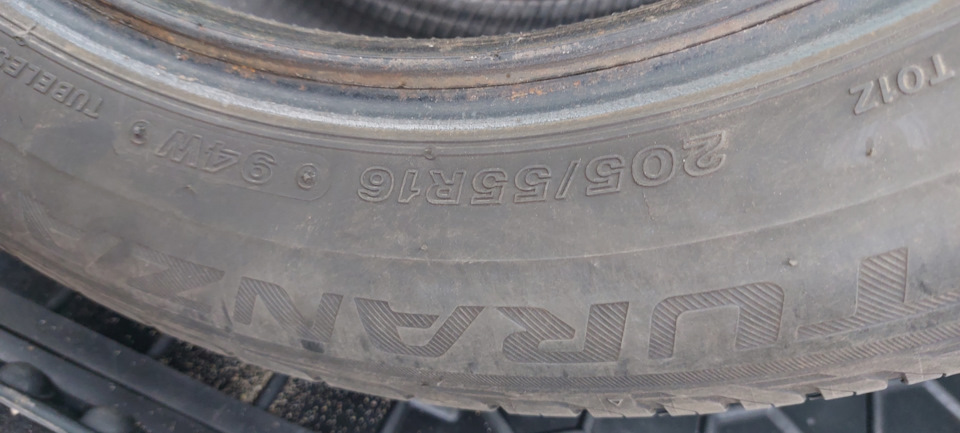Продам гуму bridgestone turanza 205 55 r16 5