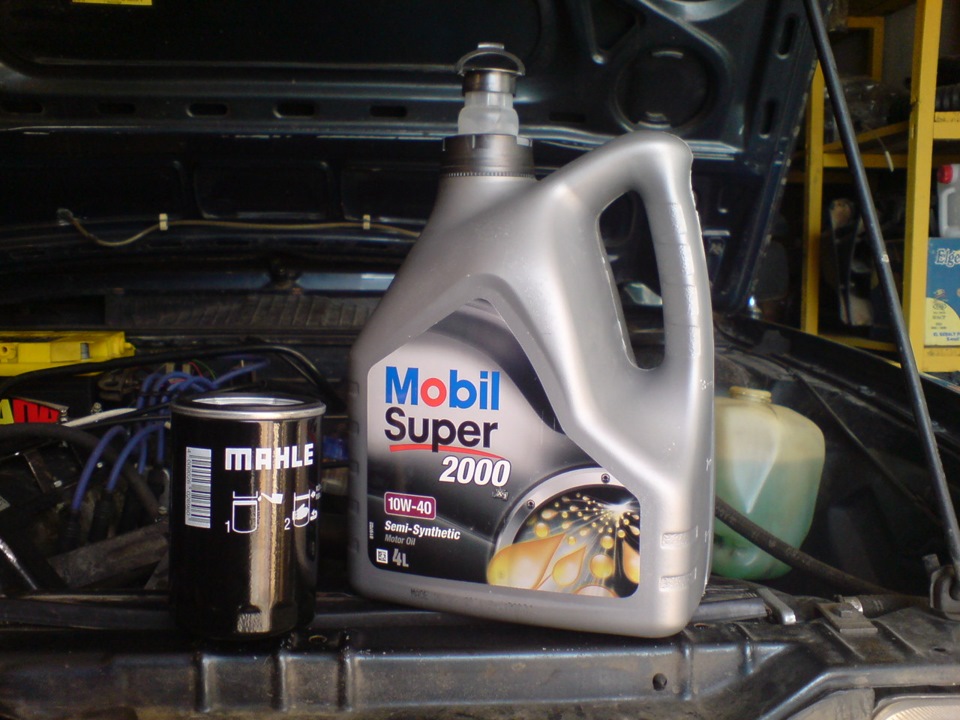 заміна масла — Mobil Super 2000 x1 10w40 5