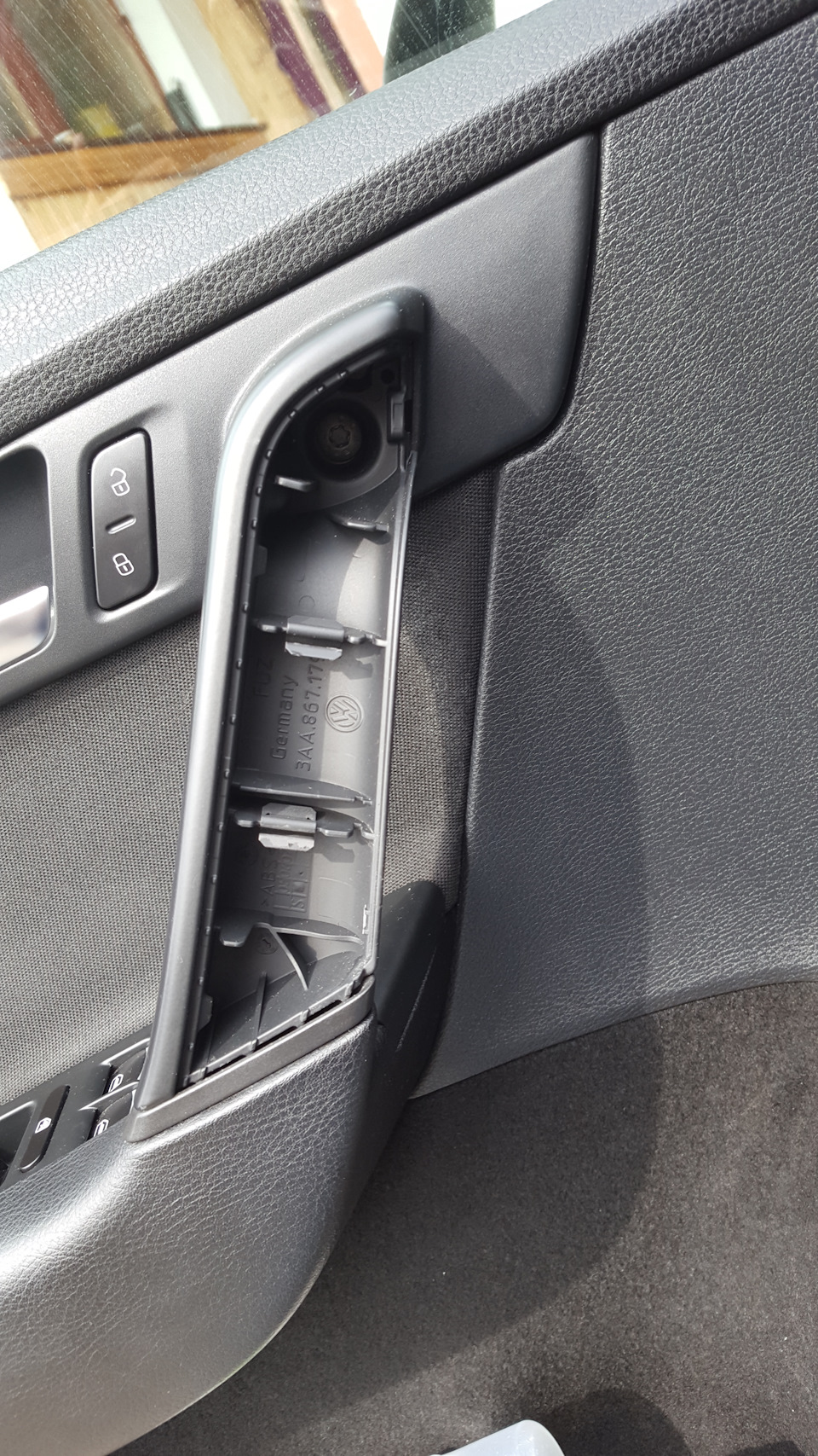 Антискрип торпедо VW Passat B7 (Частина 5 - Дверні колонки-піщалки) 2