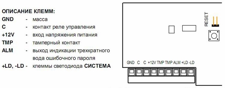 кодовий замок запалювання! 1