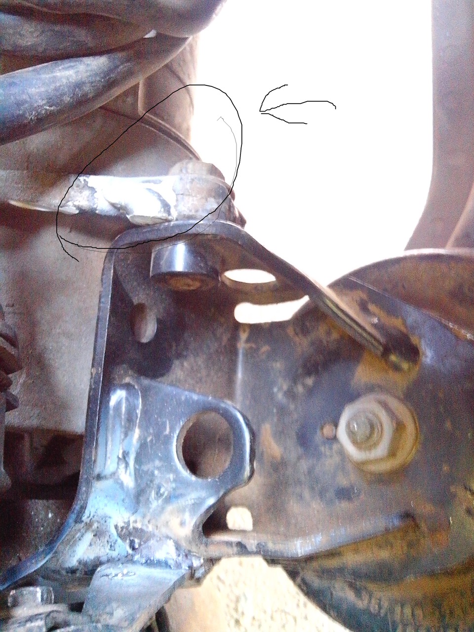 Відпав шматочок від кпп 2