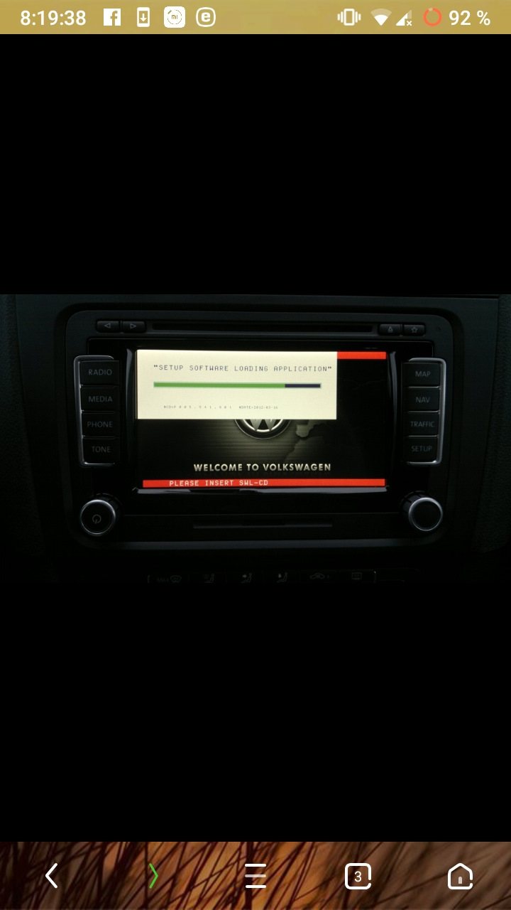 Пробна прошивка магнітоли rns 510 3