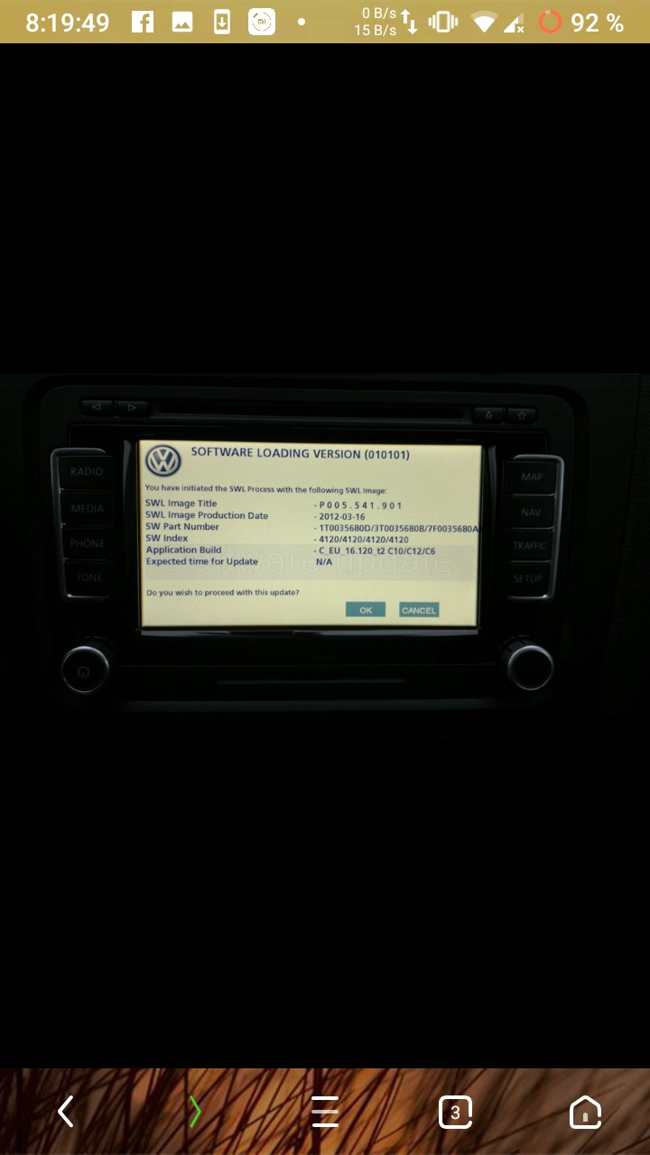 Пробна прошивка магнітоли rns 510 4
