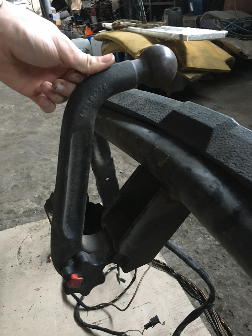 Фаркоп vw passat b5 part 1 2