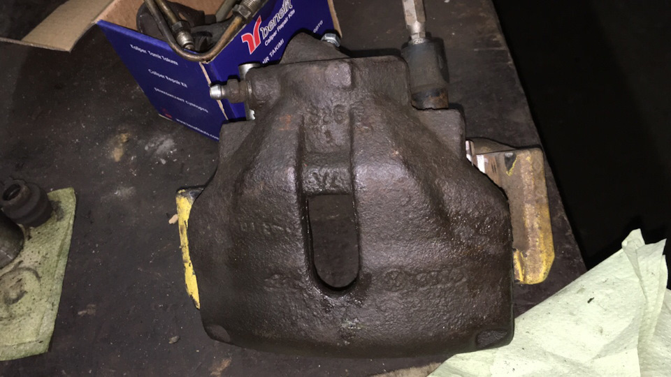 Заміна супортів + ​​диски vw passat b5 1