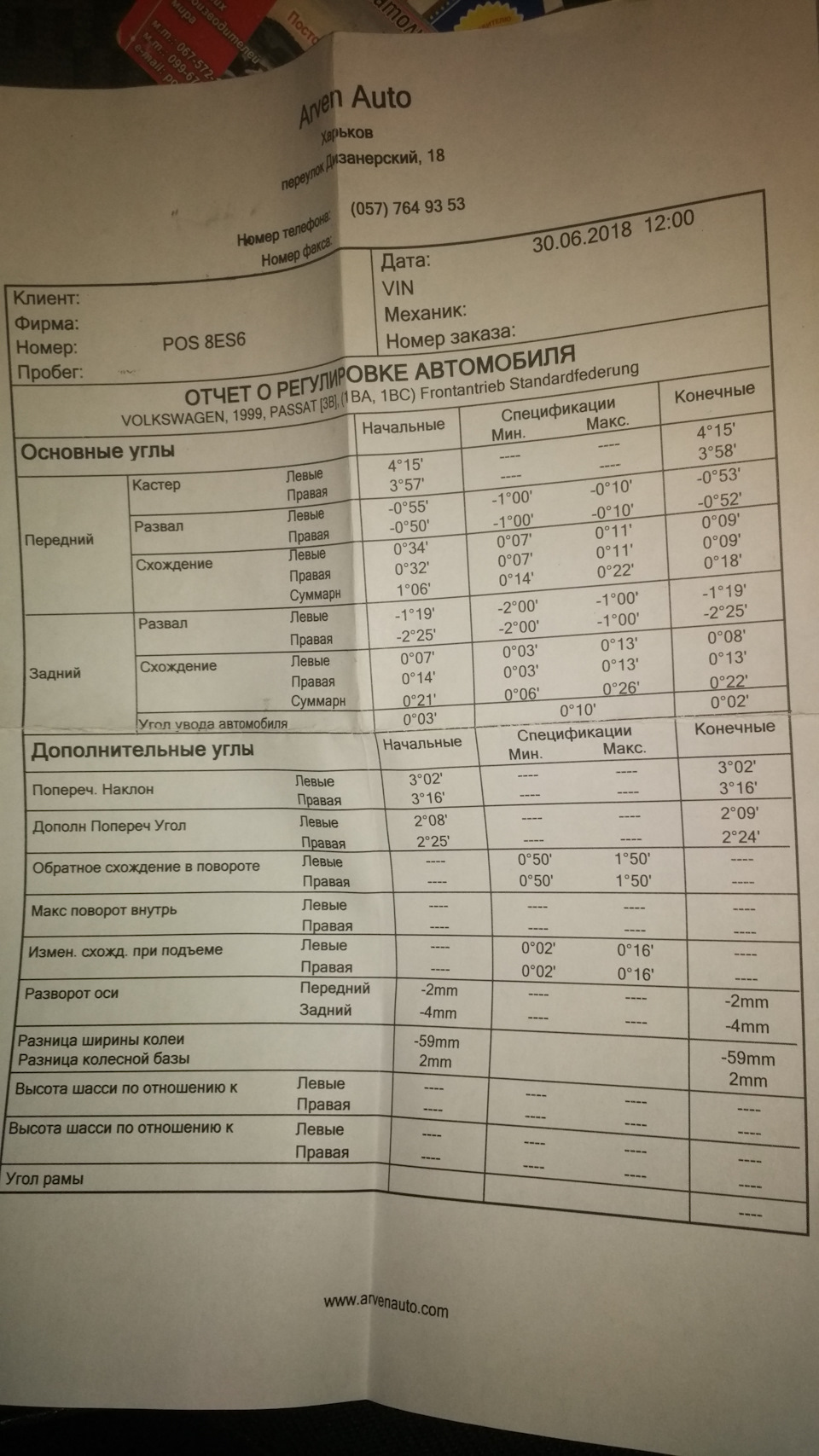 Роззвал сходження після ремонту ходової ... 1