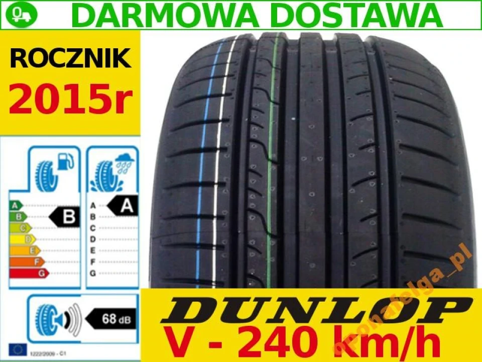 4x 205/55R16 DUNLOP SP SPORT BLURESPONSE 91V 2015r