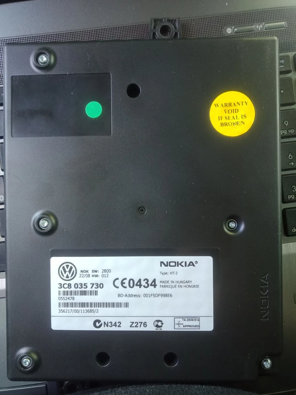 Блок Bluetooth Passat B6 3C8035730,3C8035730B. Не можу підключити! Хелп!