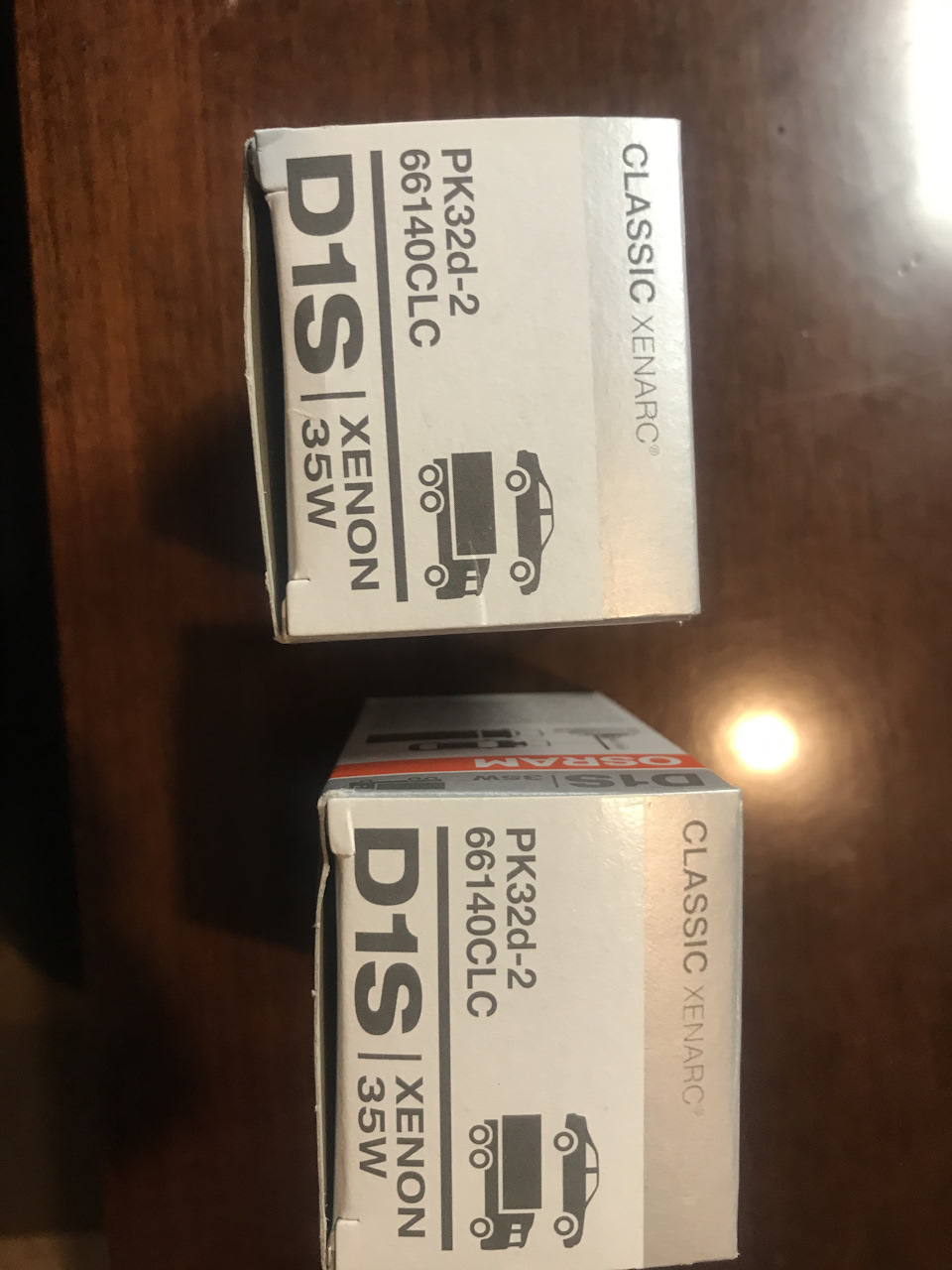 заміна ламп головного світла Osram Classic Xenarc 35w (D1S) 4300К 2