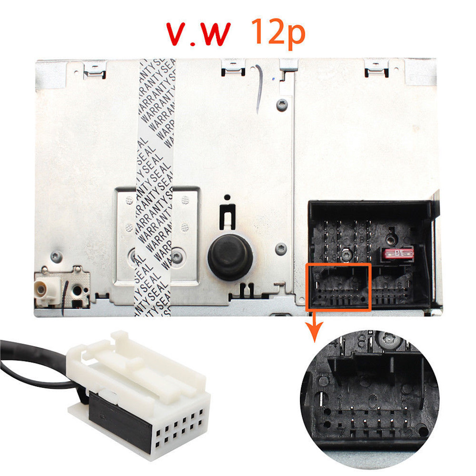 USB+AUX до штатної RCD-300 2