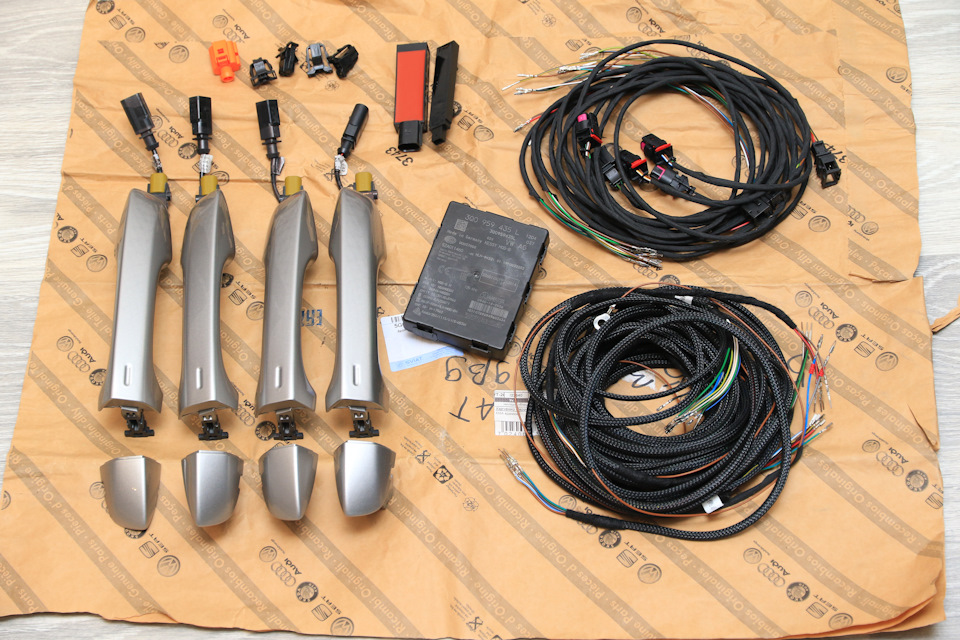 Установка Kessy 4F2 - Keyless Access VW Passat B8 3G 2