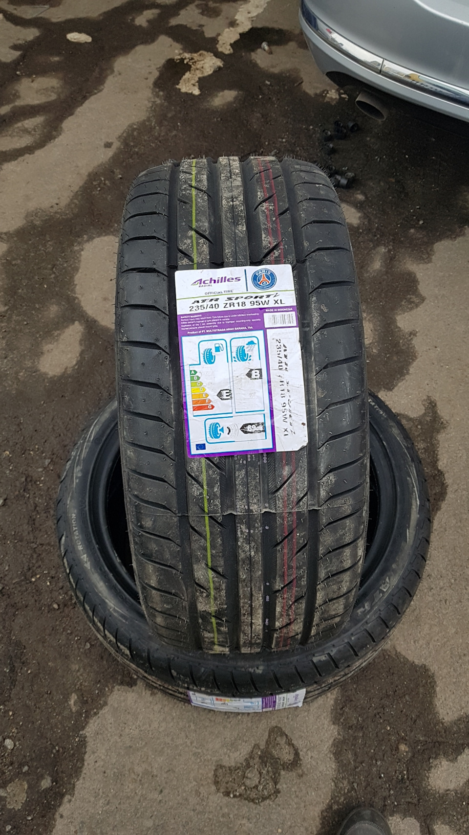 Заміна мастила в DSG / Шини Achilles 235/40r18 4