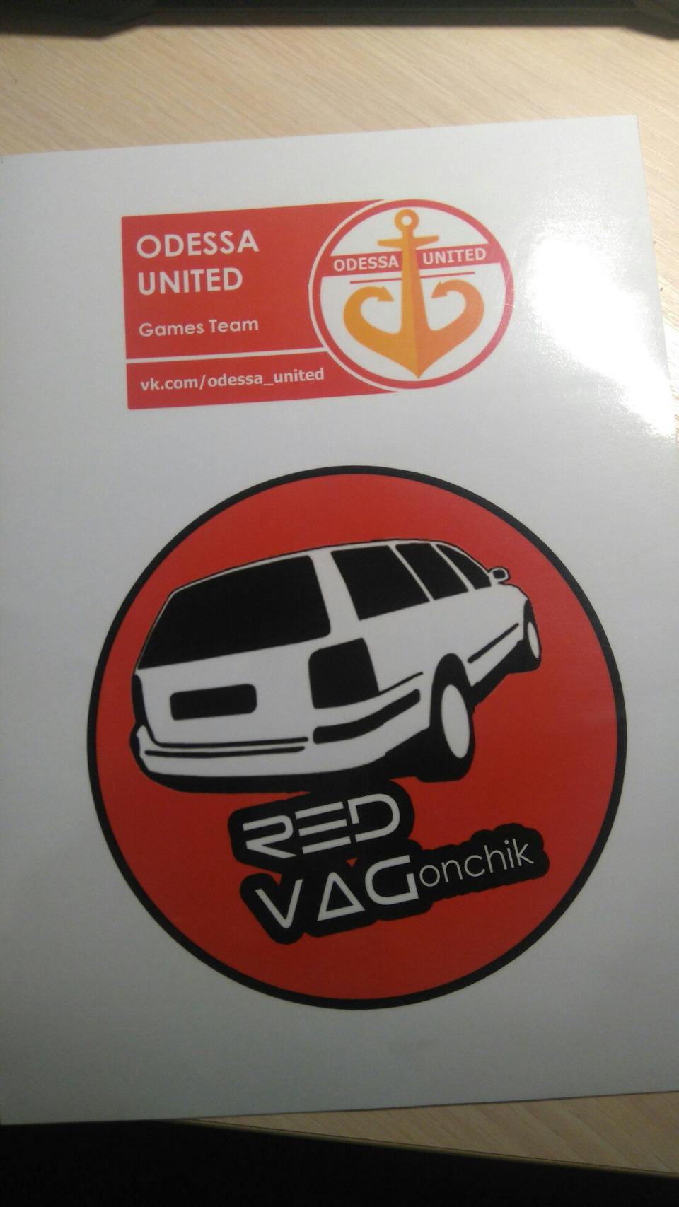 Наклейка RED VAGonchik 3