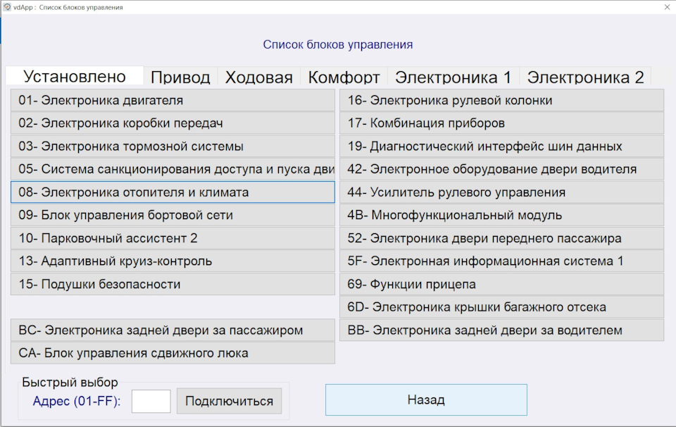 Деактивація системи start/stop 1
