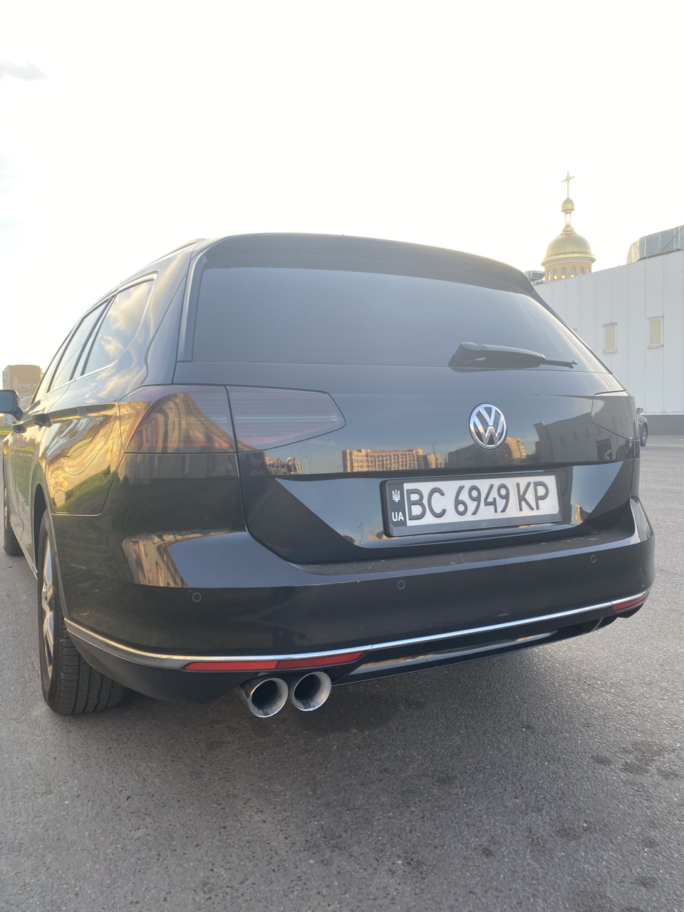 Насадки вихлопу пасат б8 1